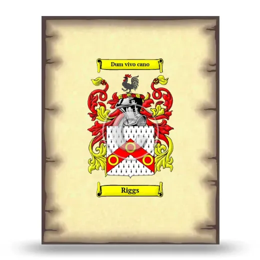 Riggs Coat of Arms Print