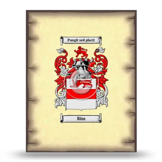Rim Coat of Arms Print