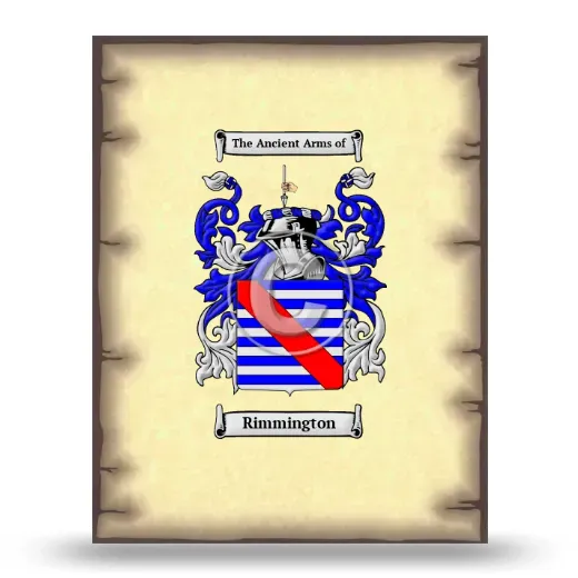 Rimmington Coat of Arms Print