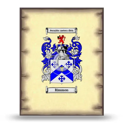Rimmon Coat of Arms Print