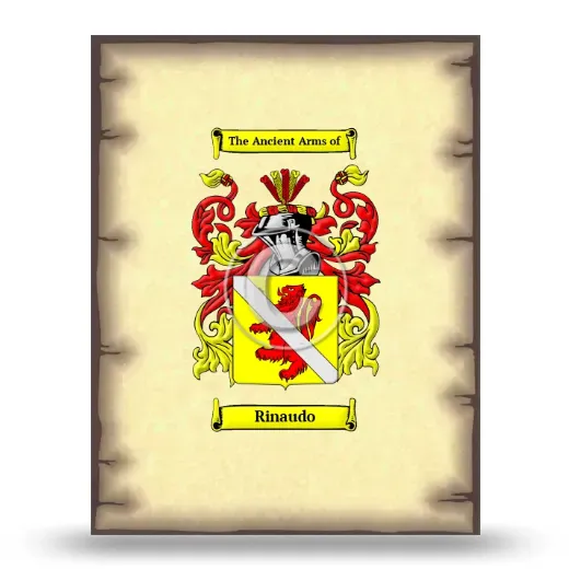 Rinaudo Coat of Arms Print