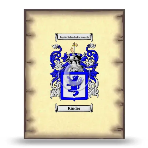 Rinder Coat of Arms Print