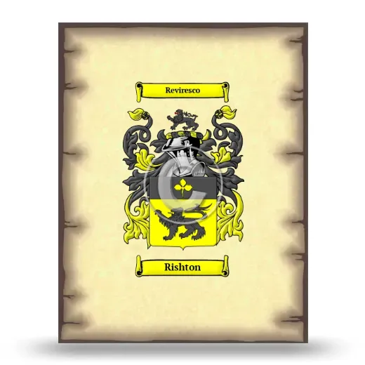 Rishton Coat of Arms Print