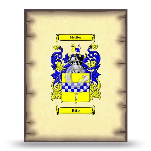 Rite Coat of Arms Print