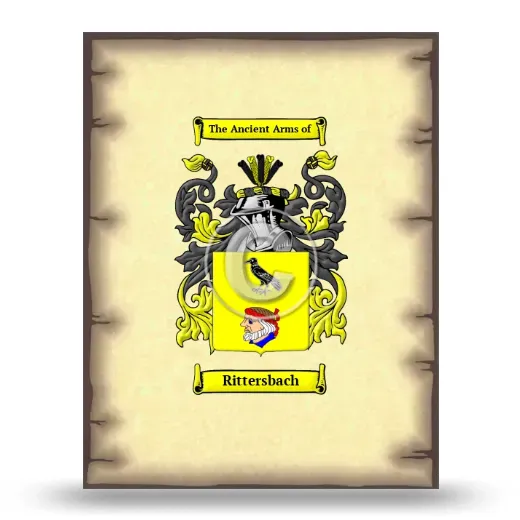 Rittersbach Coat of Arms Print
