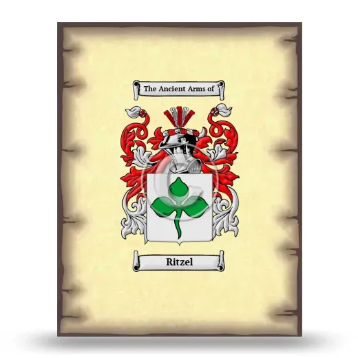 Ritzel Coat of Arms Print