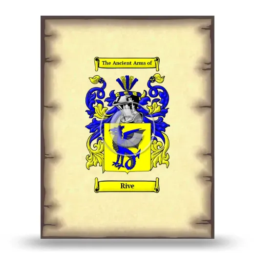 Rive Coat of Arms Print