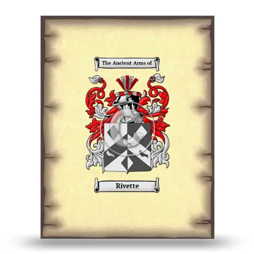 Rivette Coat of Arms Print