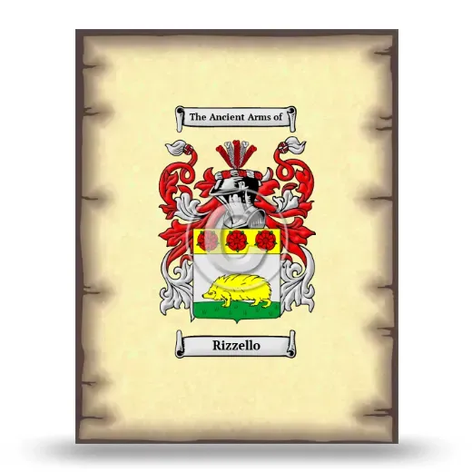 Rizzello Coat of Arms Print
