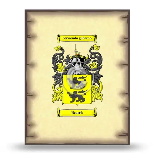Roark Coat of Arms Print