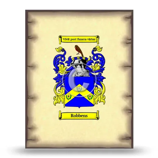 Robbens Coat of Arms Print