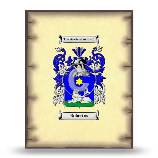 Robertos Coat of Arms Print