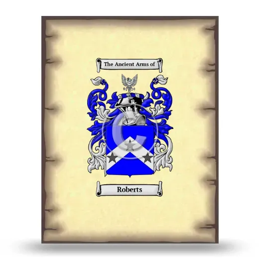 Roberts Coat of Arms Print