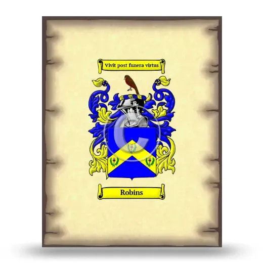 Robins Coat of Arms Print
