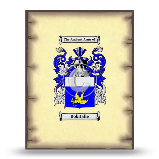 Robitalle Coat of Arms Print