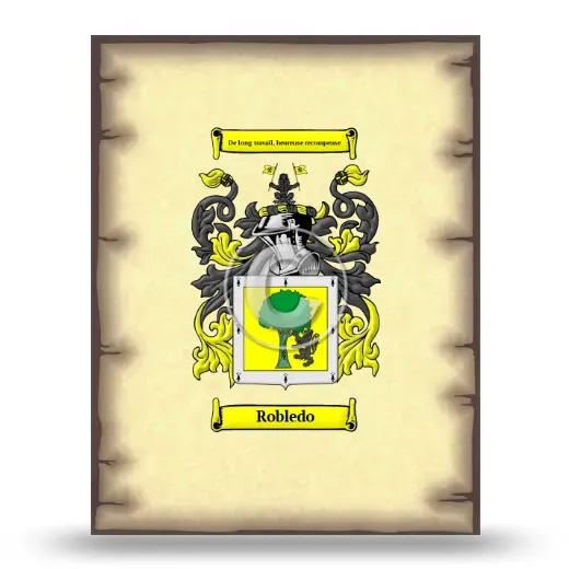 Robledo Coat of Arms Print