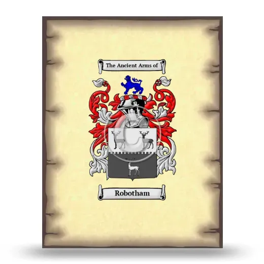 Robotham Coat of Arms Print