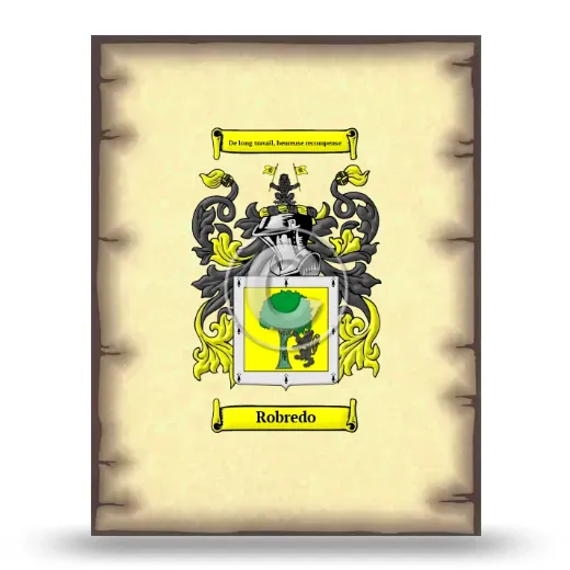 Robredo Coat of Arms Print