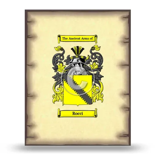 Rocci Coat of Arms Print