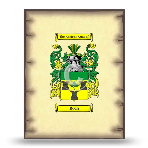 Roch Coat of Arms Print