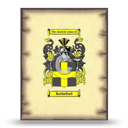 Rocheford Coat of Arms Print