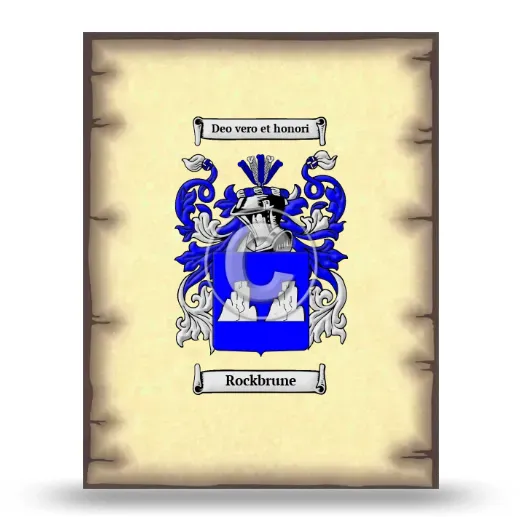Rockbrune Coat of Arms Print
