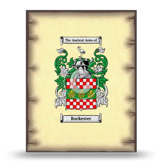 Rockester Coat of Arms Print