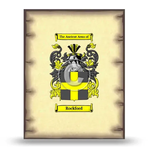 Rockford Coat of Arms Print