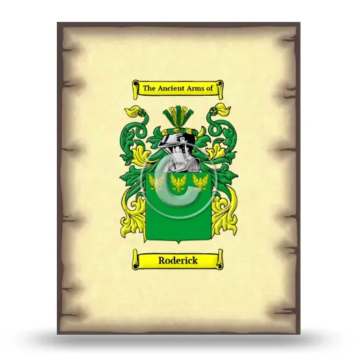 Roderick Coat of Arms Print