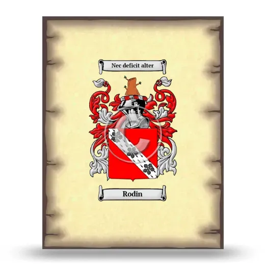 Rodin Coat of Arms Print