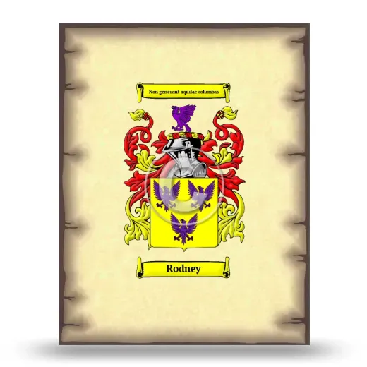 Rodney Coat of Arms Print
