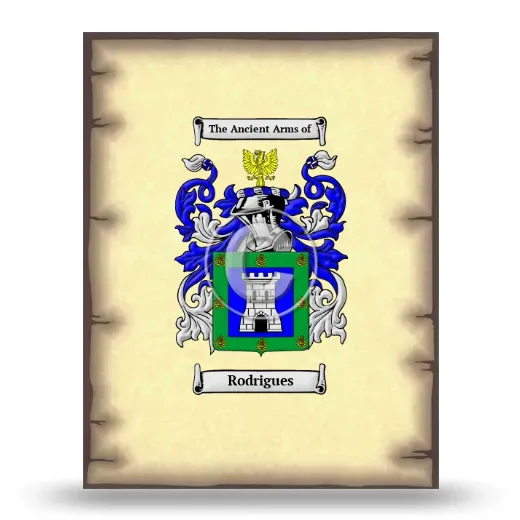 Rodrigues Coat of Arms Print