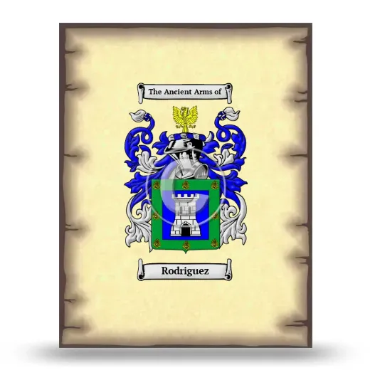 Rodriguez Coat of Arms Print