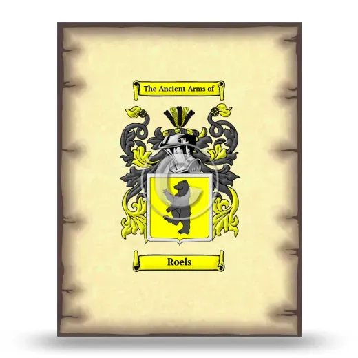 Roels Coat of Arms Print