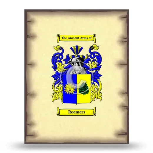 Roemers Coat of Arms Print
