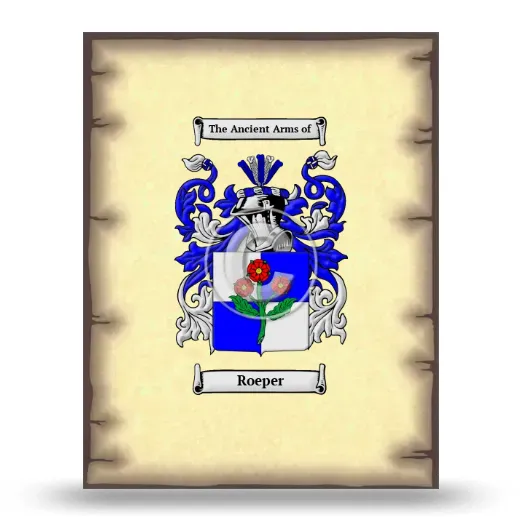 Roeper Coat of Arms Print