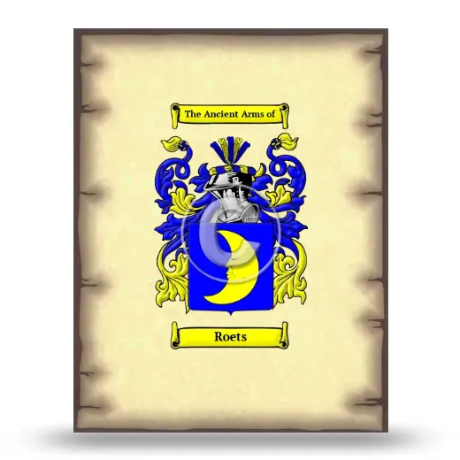 Roets Coat of Arms Print