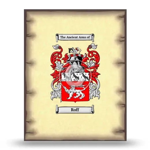 Roff Coat of Arms Print