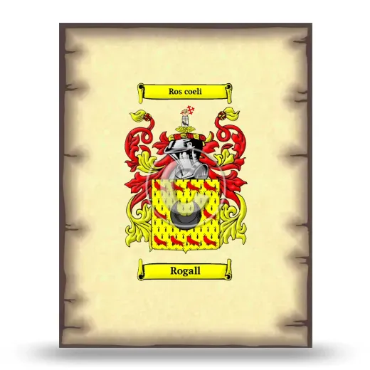 Rogall Coat of Arms Print