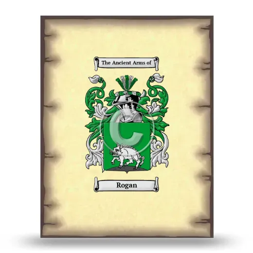 Rogan Coat of Arms Print