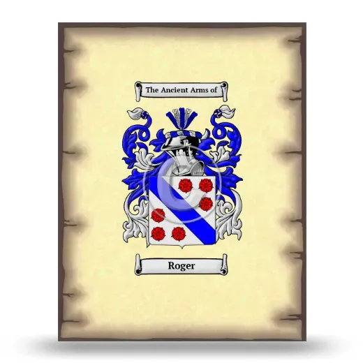 Roger Coat of Arms Print