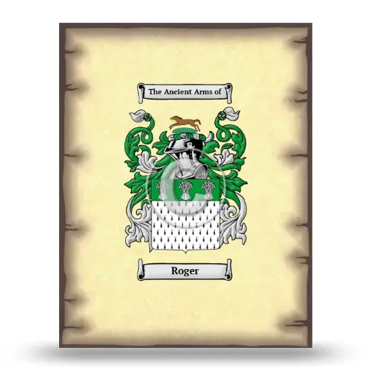 Roger Coat of Arms Print