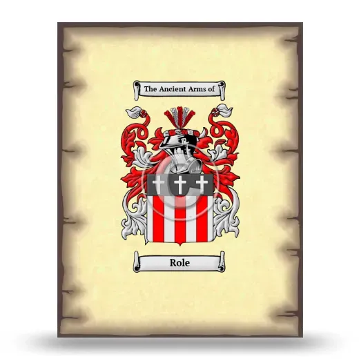 Role Coat of Arms Print
