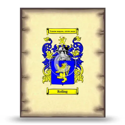Roling Coat of Arms Print