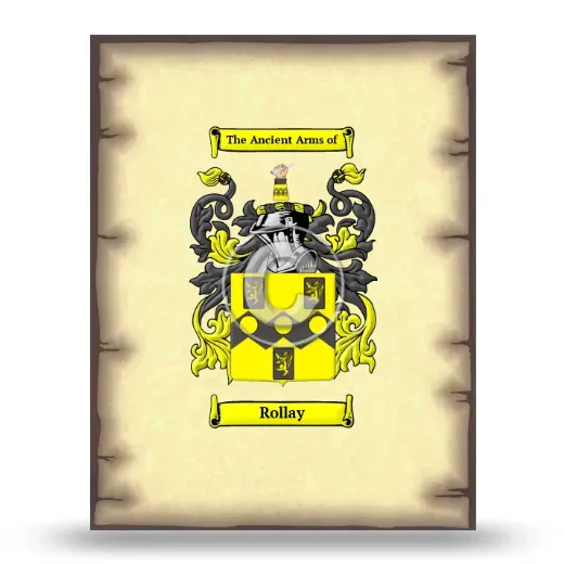 Rollay Coat of Arms Print
