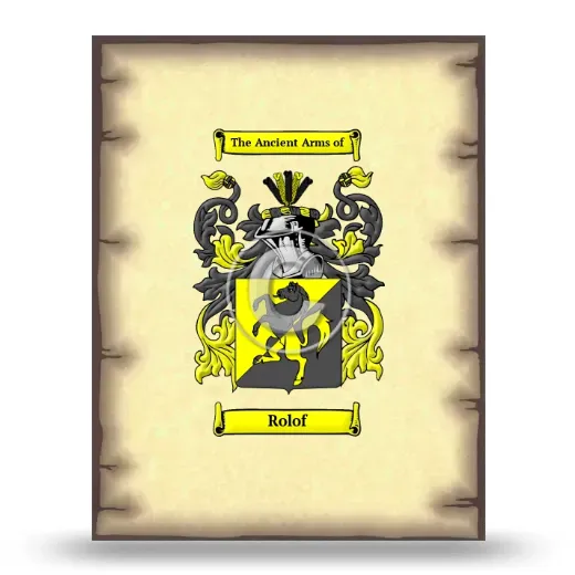 Rolof Coat of Arms Print