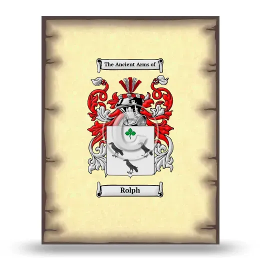 Rolph Coat of Arms Print