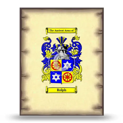 Rolph Coat of Arms Print