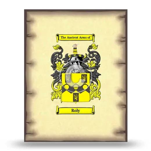 Roly Coat of Arms Print