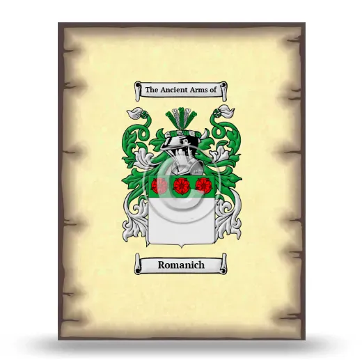 Romanich Coat of Arms Print